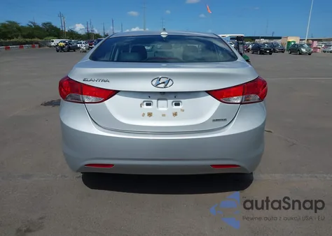 2013 Hyundai Elantra Limited z USA, uszkodzony, nr VIN KMHDH4AEXDU008225